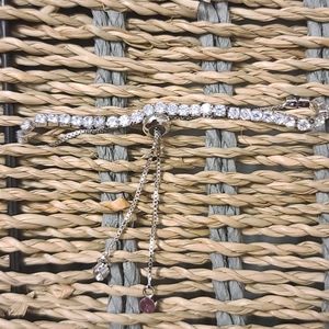 Silver Swarovski Crystal Bracelet